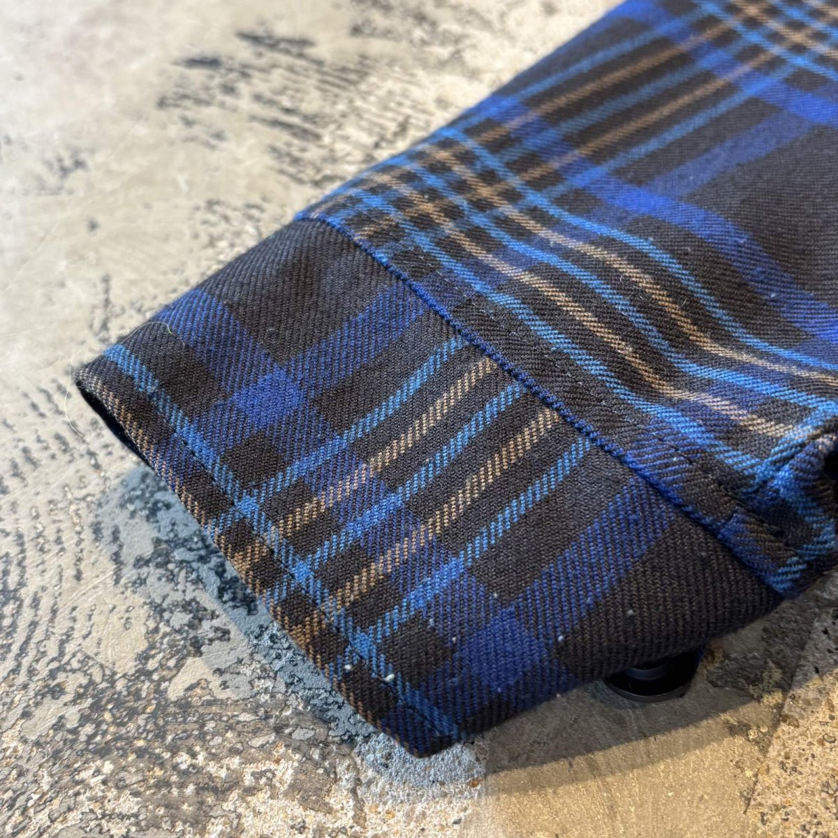 画像7: ALL OVER CHECK PATTERN DOUBLE BREASTED JACKET / Mens L (7)