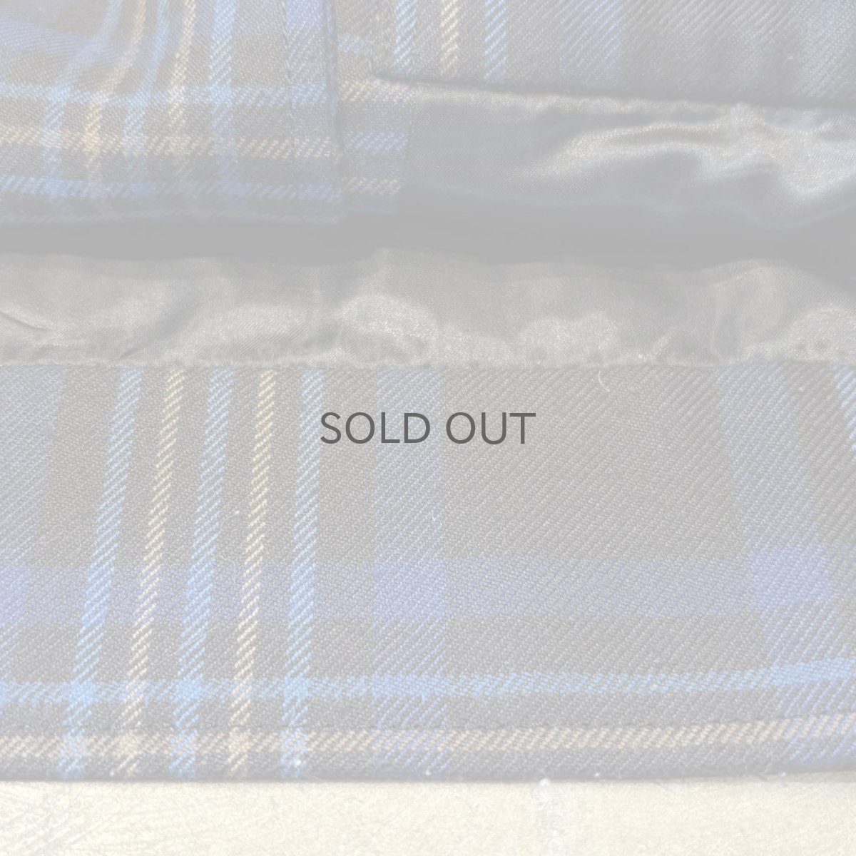 画像8: ALL OVER CHECK PATTERN DOUBLE BREASTED JACKET / Mens L (8)