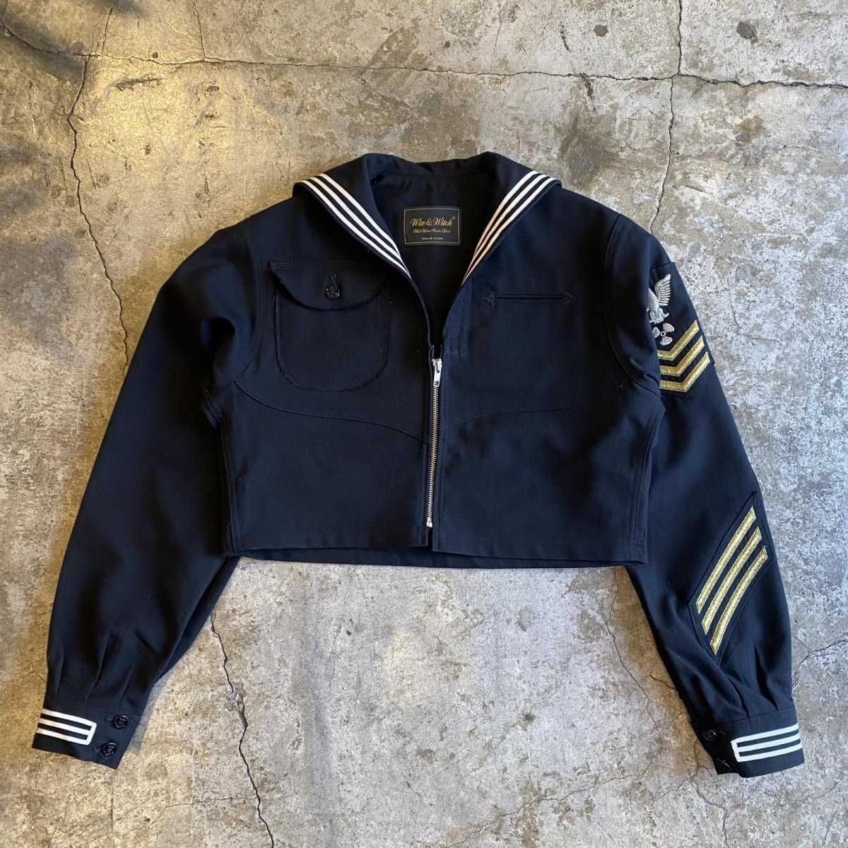 画像1: 【Wiz&Witch】"WANDERER" ZIP UP MARINE JACKET / OS (1)