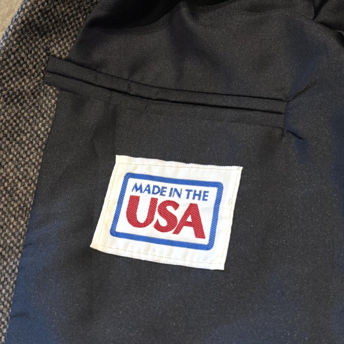 画像10: OLD LEATHER YOKE SHORT TAILORED JACKET / Mens L / MADE IN USA (10)