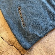 画像3: 【L.L.BEAN】CERULEAN BLUE COLOR SNAP BUTTON FLEECE L/S TOPS / Ladies L  (3)