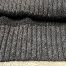 画像8: BICOLOR BORDER PATTERN WOOL KNIT SWEATER / Mens XL (8)