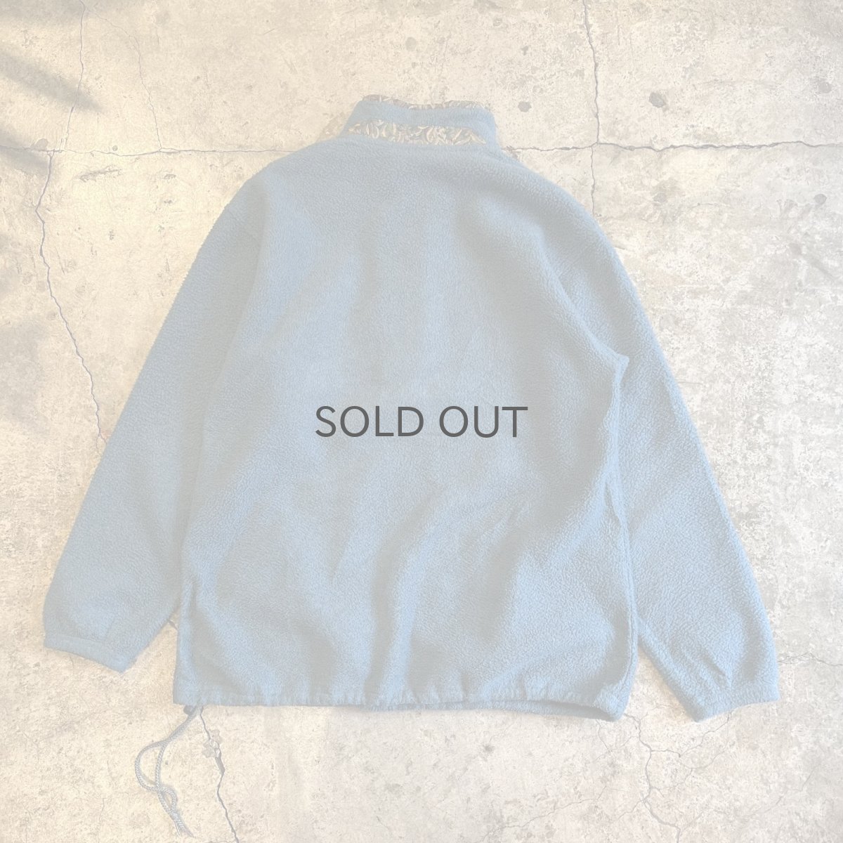 画像2: 【L.L.BEAN】CERULEAN BLUE COLOR SNAP BUTTON FLEECE L/S TOPS / Ladies L  (2)