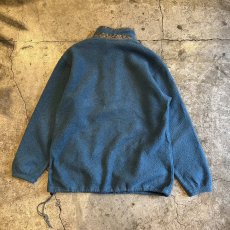 画像2: 【L.L.BEAN】CERULEAN BLUE COLOR SNAP BUTTON FLEECE L/S TOPS / Ladies L  (2)