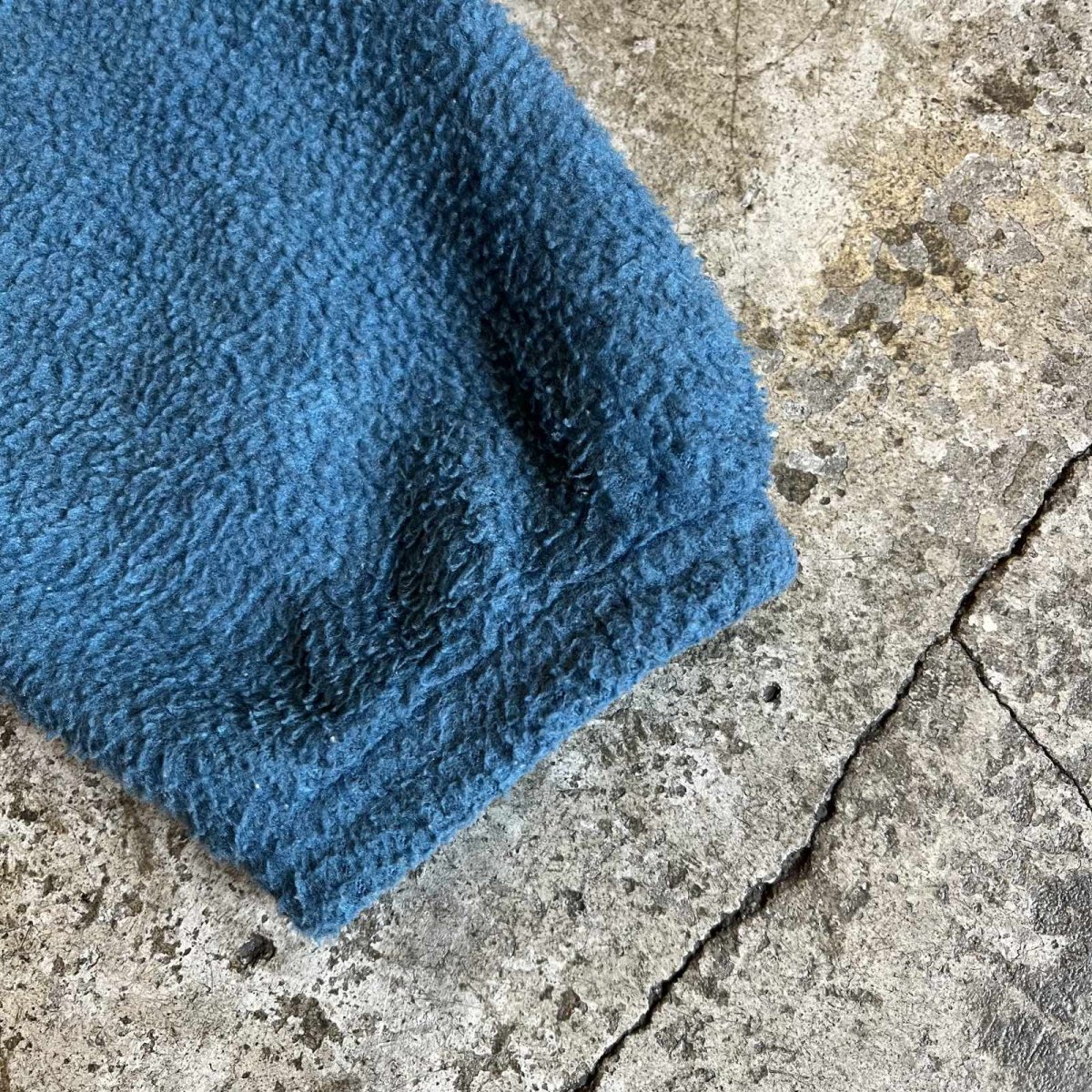 画像7: 【L.L.BEAN】CERULEAN BLUE COLOR SNAP BUTTON FLEECE L/S TOPS / Ladies L  (7)