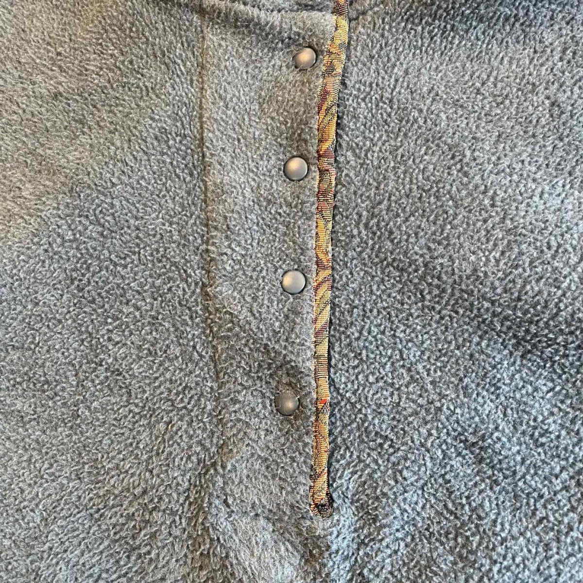 画像11: 【L.L.BEAN】CERULEAN BLUE COLOR SNAP BUTTON FLEECE L/S TOPS / Ladies L  (11)