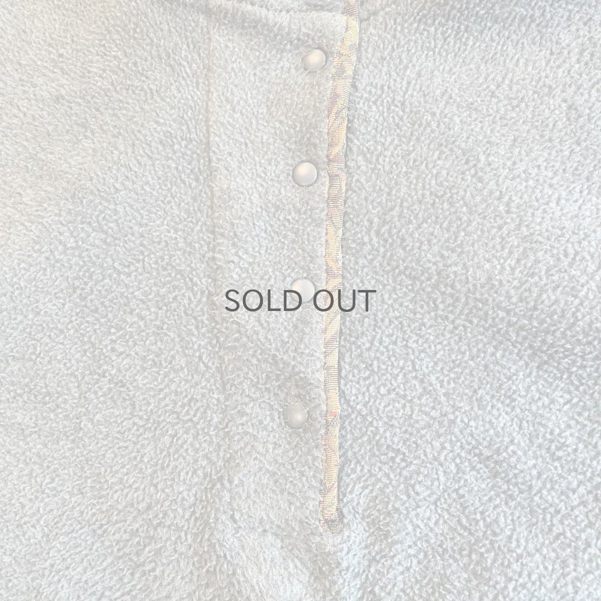 画像11: 【L.L.BEAN】CERULEAN BLUE COLOR SNAP BUTTON FLEECE L/S TOPS / Ladies L  (11)