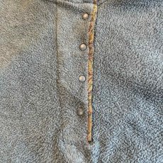 画像11: 【L.L.BEAN】CERULEAN BLUE COLOR SNAP BUTTON FLEECE L/S TOPS / Ladies L  (11)