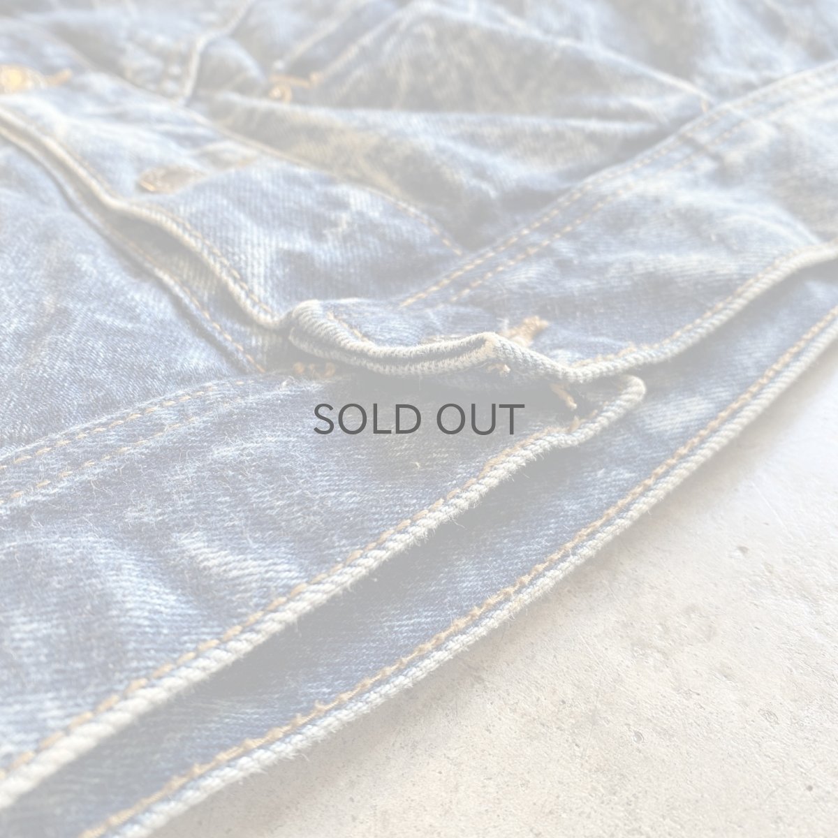 画像12: CHEMICAL WASH DESIGN SHORT DENIM JACKET / Ladies M (12)