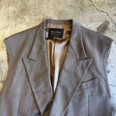 画像9: 【Wiz&Witch】"OUT STITCH" MADE IN ITALY DOUBLE TAILOR VEST  / OS (9)