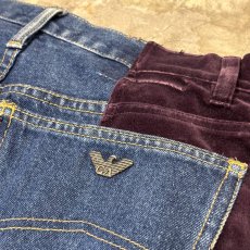 画像11: 【Wiz&Witch】"UNITED" TWINS VELOUR DENIM PANTS / OS (11)
