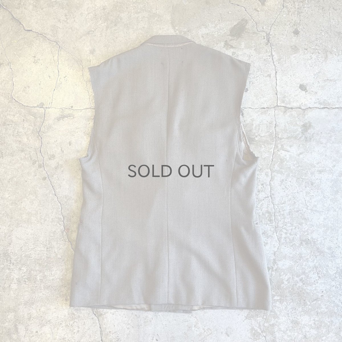 画像2: 【Wiz&Witch】"OUT STITCH" MADE IN ITALY DOUBLE TAILOR VEST  / OS (2)