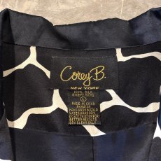 画像10: ALL OVER GIRAFFE PATTERN SILK TAILORED JACKET / Mens L (10)