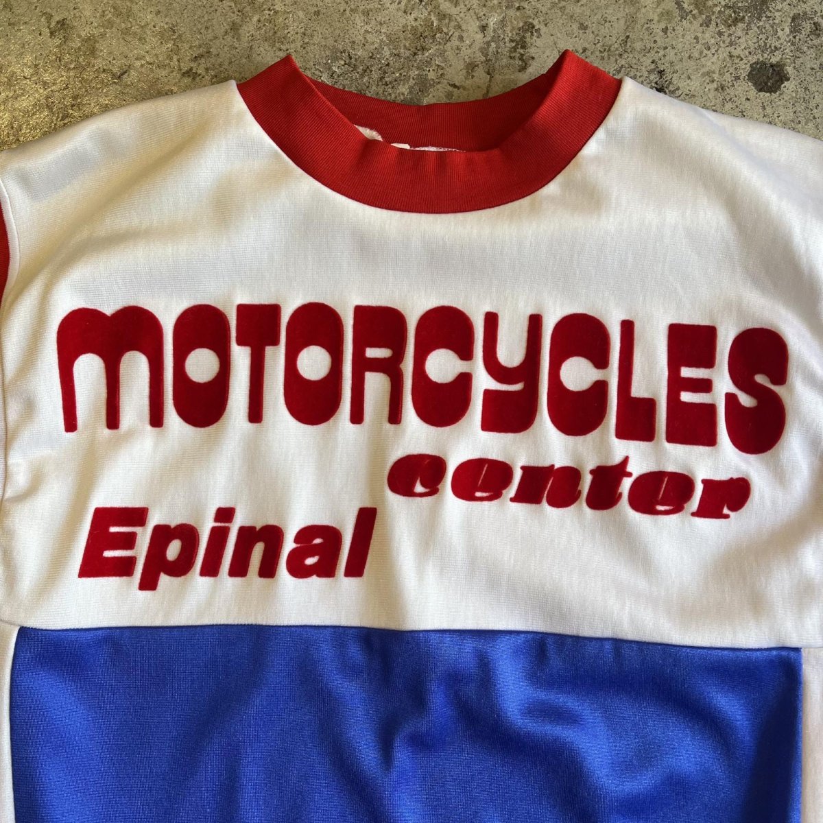 画像12: 【YAMAHA】3 COLOR PATTERN FLOCKY LOGO DESIGN MOTOCROSS L/S TOPS / Ladies M(1) / MADE IN FRANCE (12)