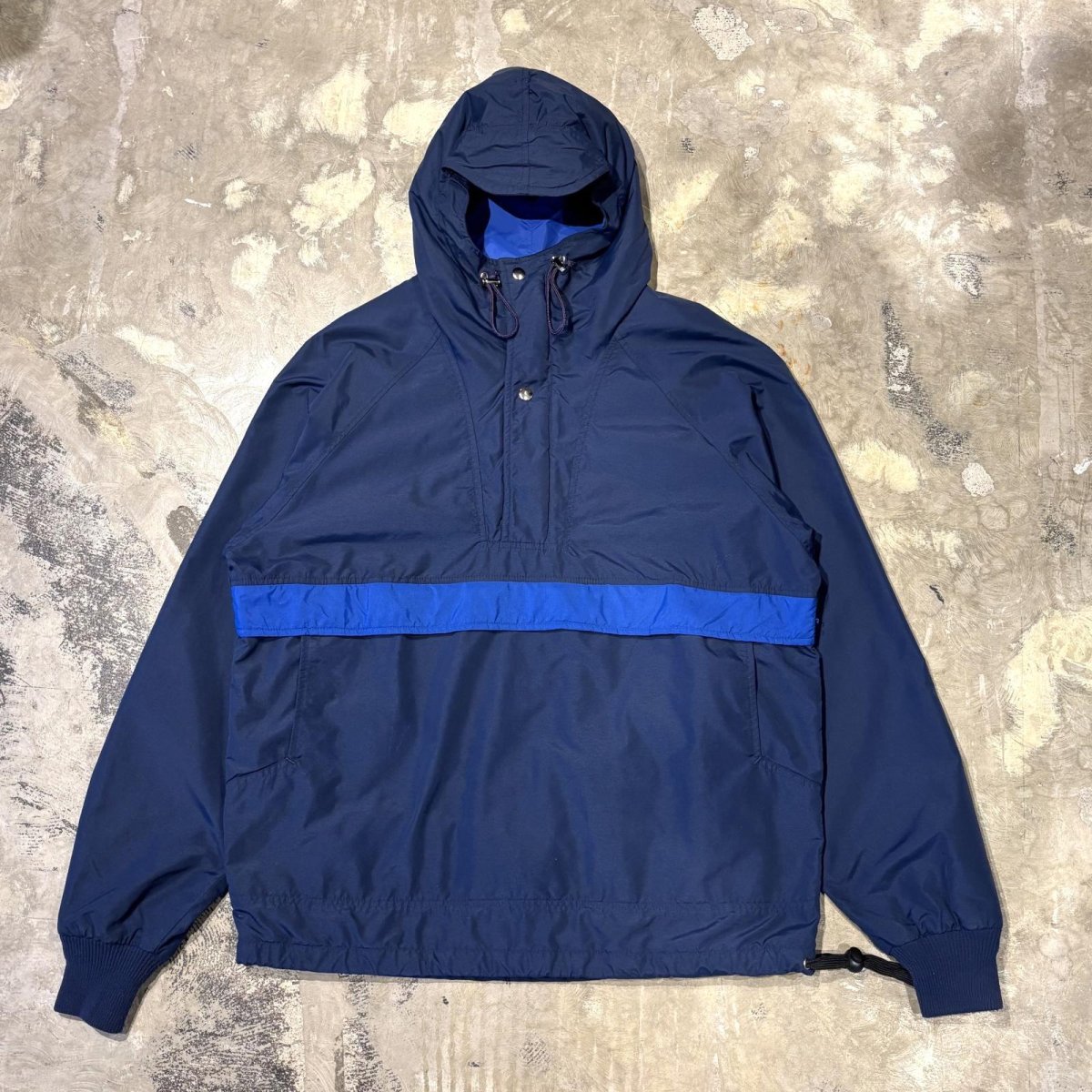 画像1: COLOR SWITCHED NYLON ANORAK PARKA / Mens L (1)
