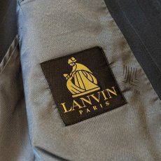 画像10: 【LANVIN】STRIPE PATTERN DOUBLE BREASTED TAILORED JACKET / Mens L (10)