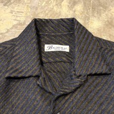 画像10: ALL OVER PATTERN OPEN COLOR WOOL L/S SHIRT / Mens M (10)