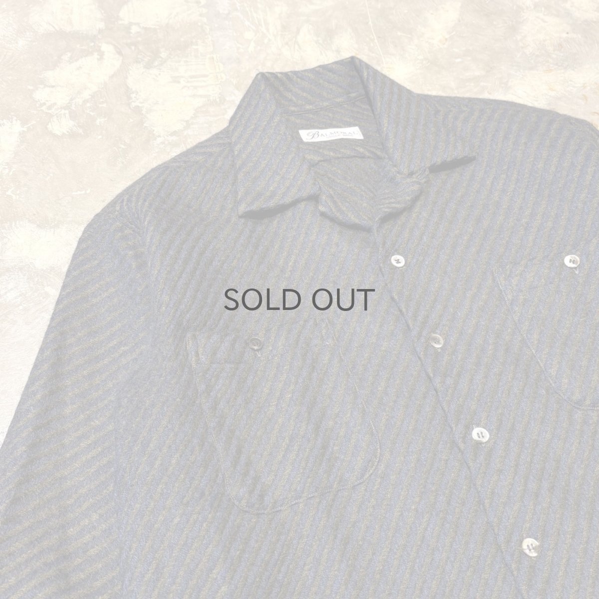 画像3: ALL OVER PATTERN OPEN COLOR WOOL L/S SHIRT / Mens M (3)