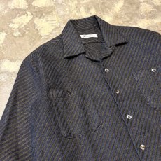 画像3: ALL OVER PATTERN OPEN COLOR WOOL L/S SHIRT / Mens M (3)