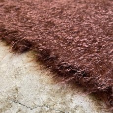 画像10: BROWN COLOR SHAGGY BACK SLIT LONG SKIRT / W24~W35 (10)