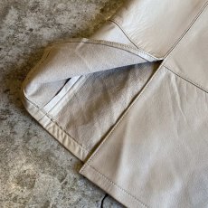 画像5: DESIGN 2SLIT LEATHER LONG SKIRT / W27 (5)