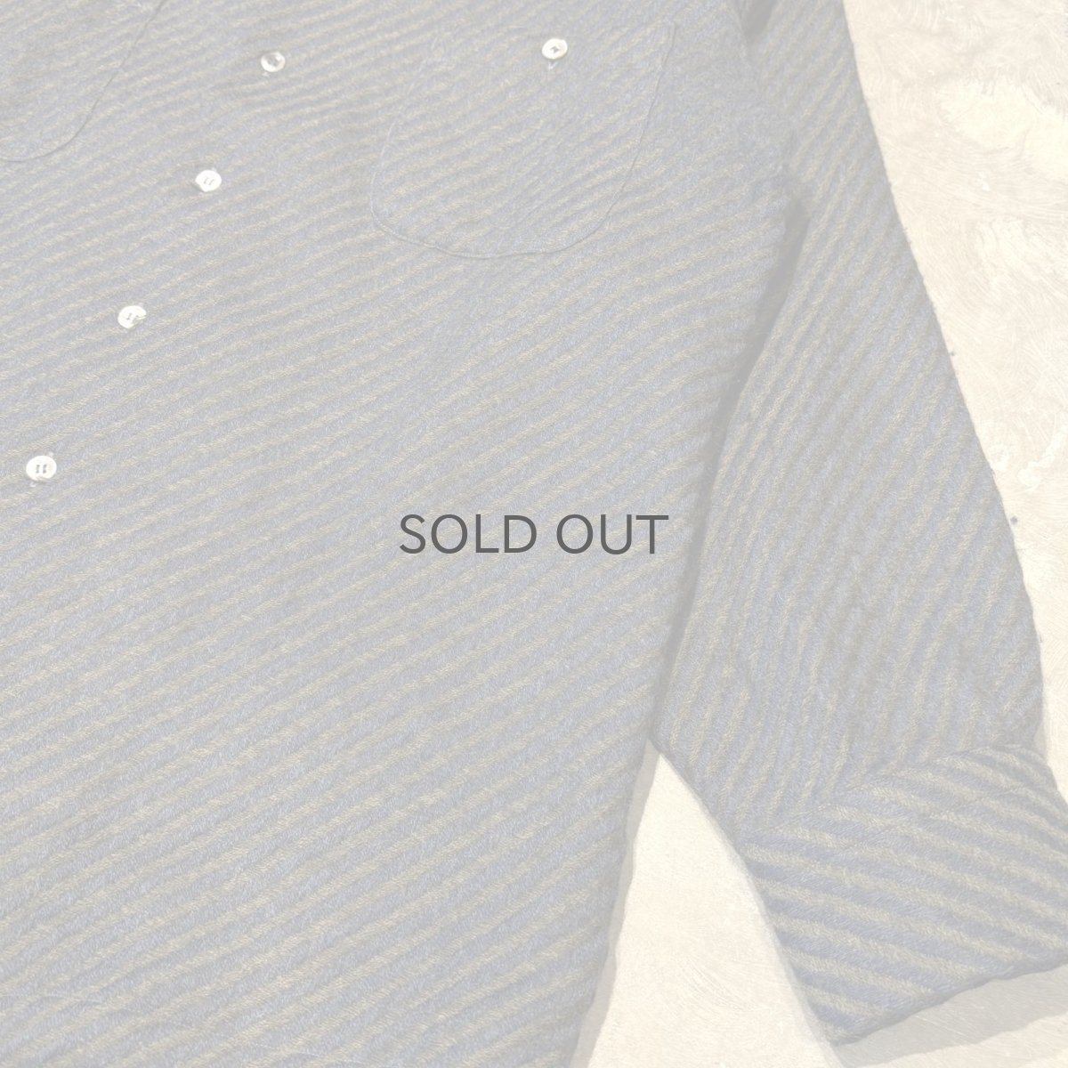 画像6: ALL OVER PATTERN OPEN COLOR WOOL L/S SHIRT / Mens M (6)