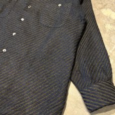 画像6: ALL OVER PATTERN OPEN COLOR WOOL L/S SHIRT / Mens M (6)