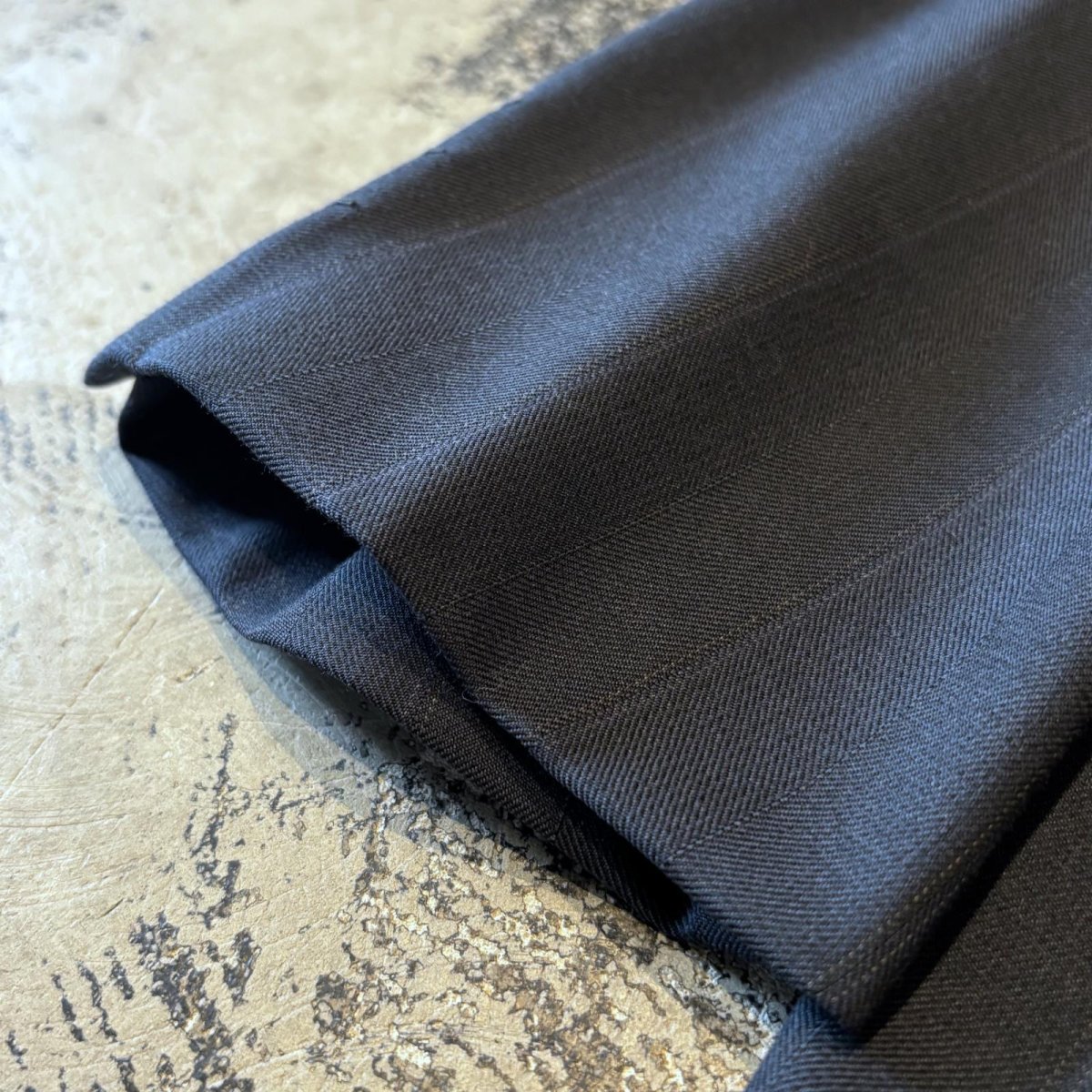 画像7: 【LANVIN】STRIPE PATTERN DOUBLE BREASTED TAILORED JACKET / Mens L (7)