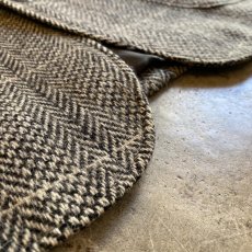 画像10: 2TONE COLOR HERRINGBONE PATTERN DESIGN TAILORED JACKET / Ladies L  (10)