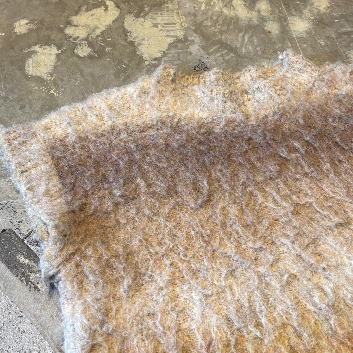 画像3: BORDER PATTERN MOCK NECK KNIT VEST / Mens L (3)