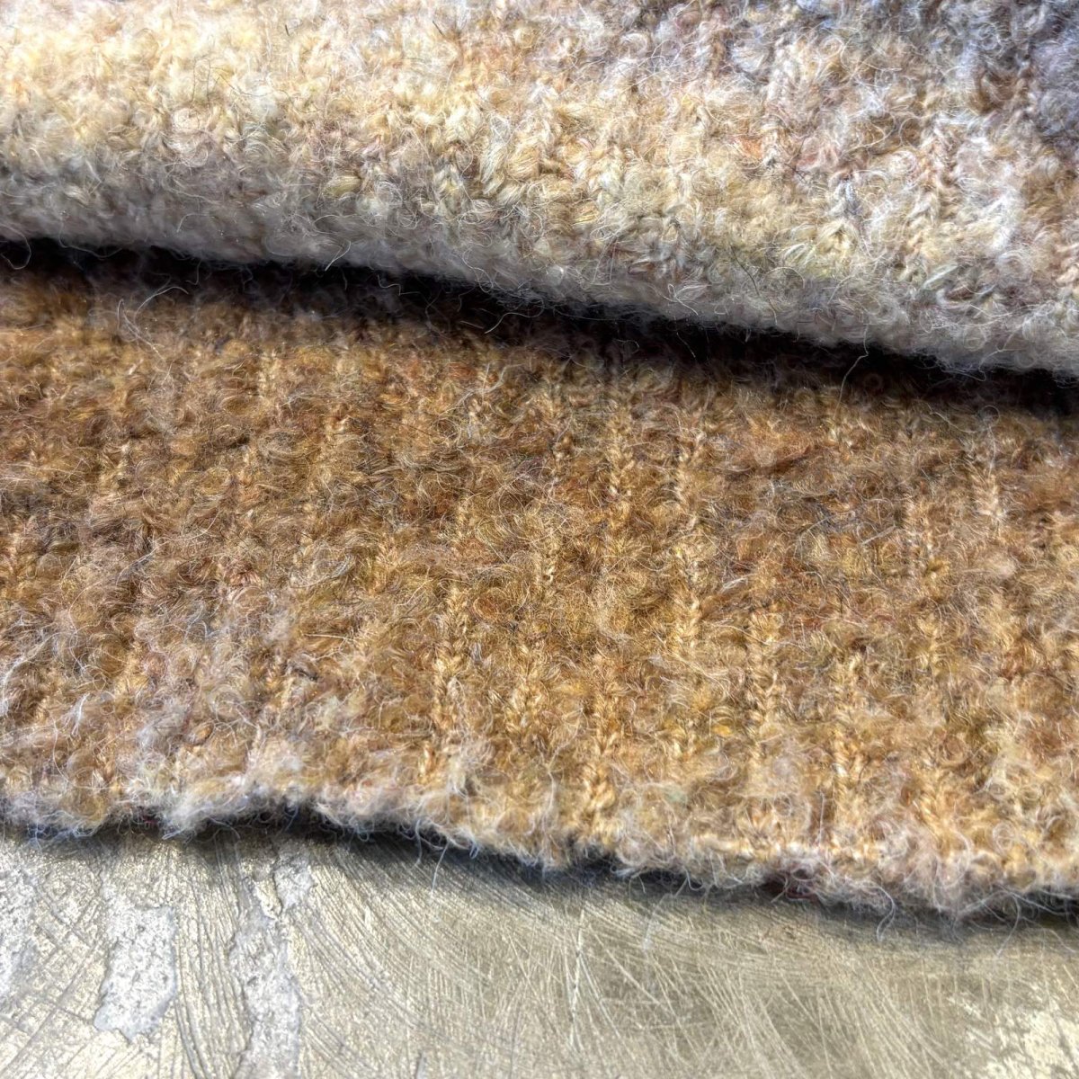 画像8: BORDER PATTERN MOCK NECK KNIT VEST / Mens L (8)