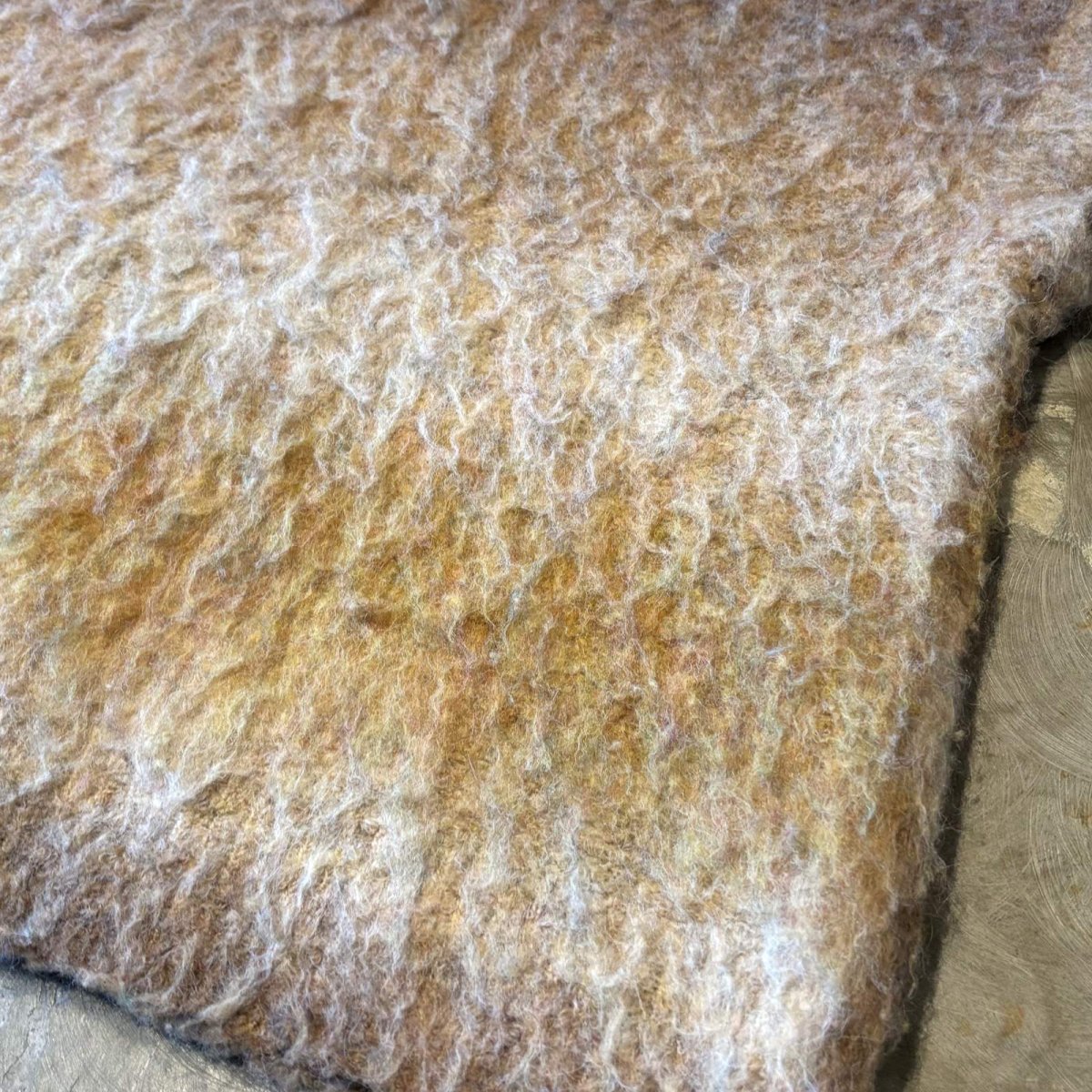 画像6: BORDER PATTERN MOCK NECK KNIT VEST / Mens L (6)