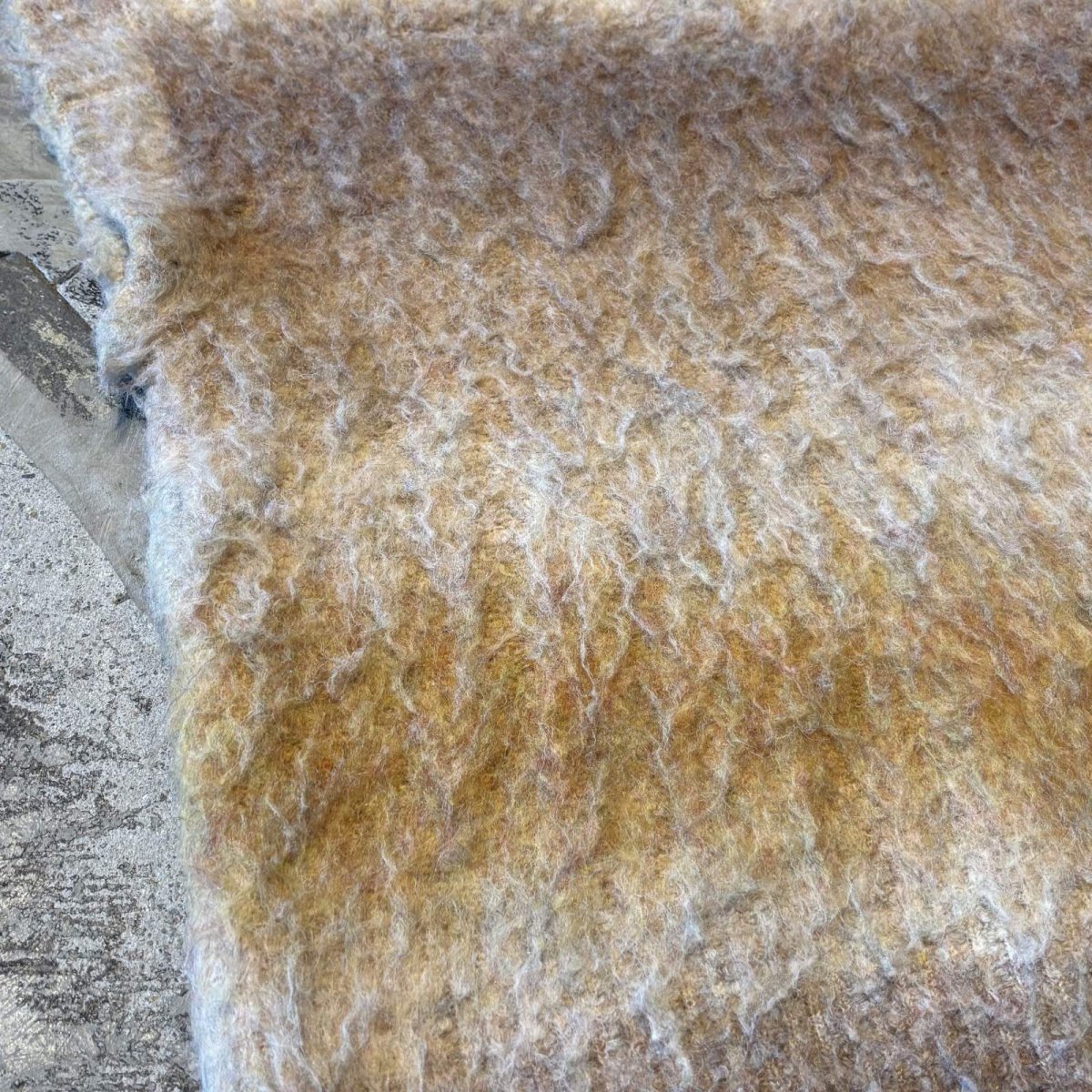 画像5: BORDER PATTERN MOCK NECK KNIT VEST / Mens L (5)