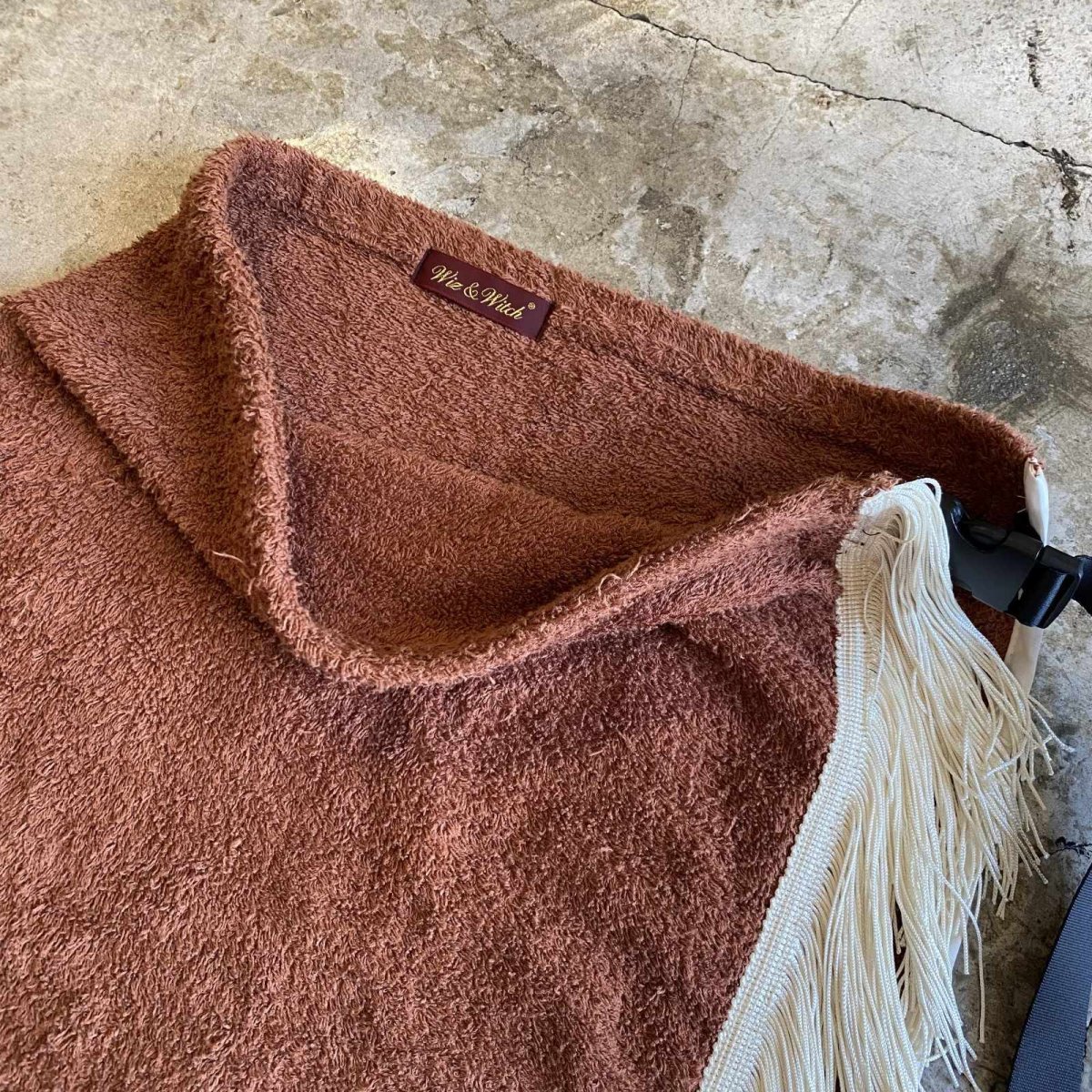 画像5: 【Wiz&Witch】"WANDERER" FRINGE WRAP SKIRT / FREE (5)