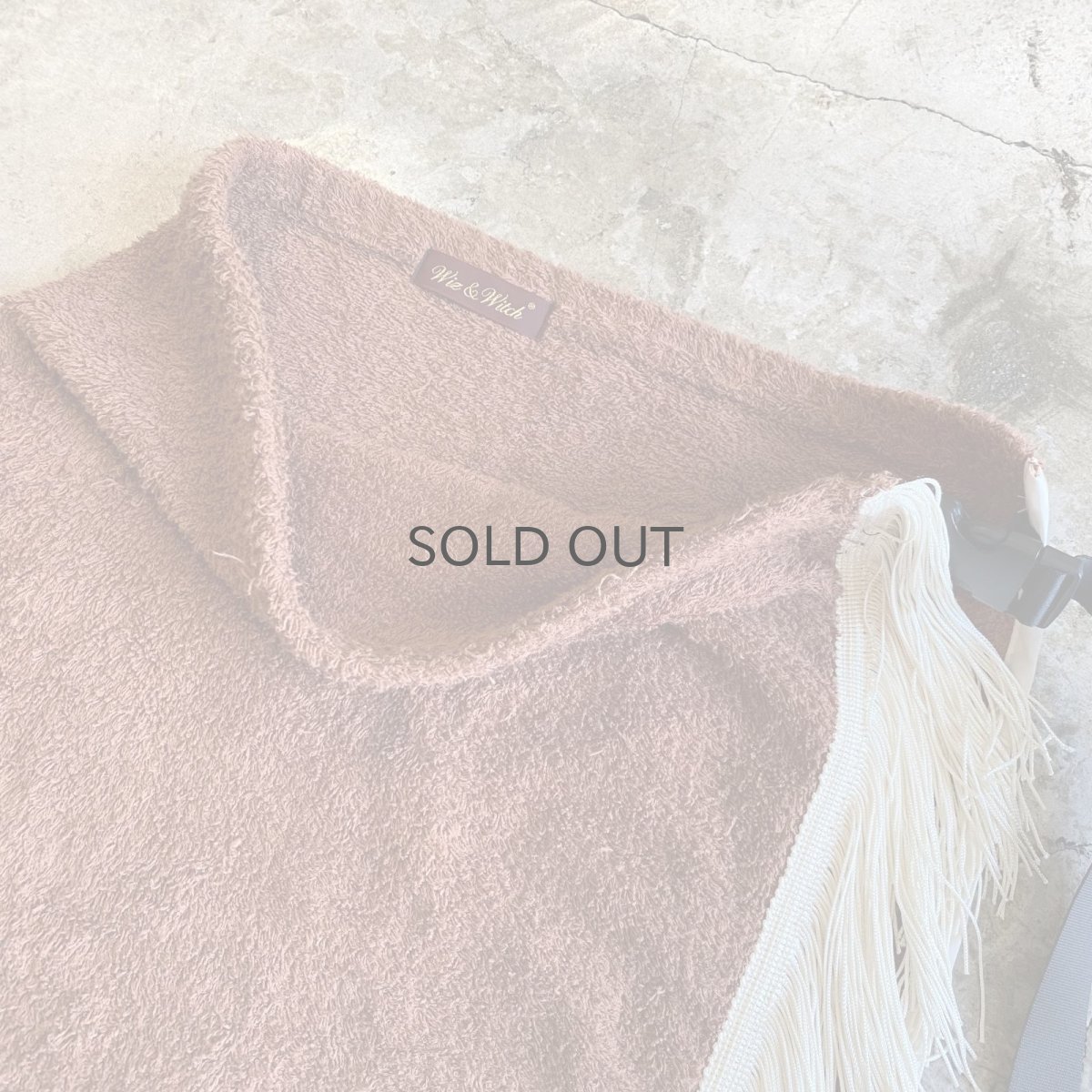 画像5: 【Wiz&Witch】"WANDERER" FRINGE WRAP SKIRT / FREE (5)