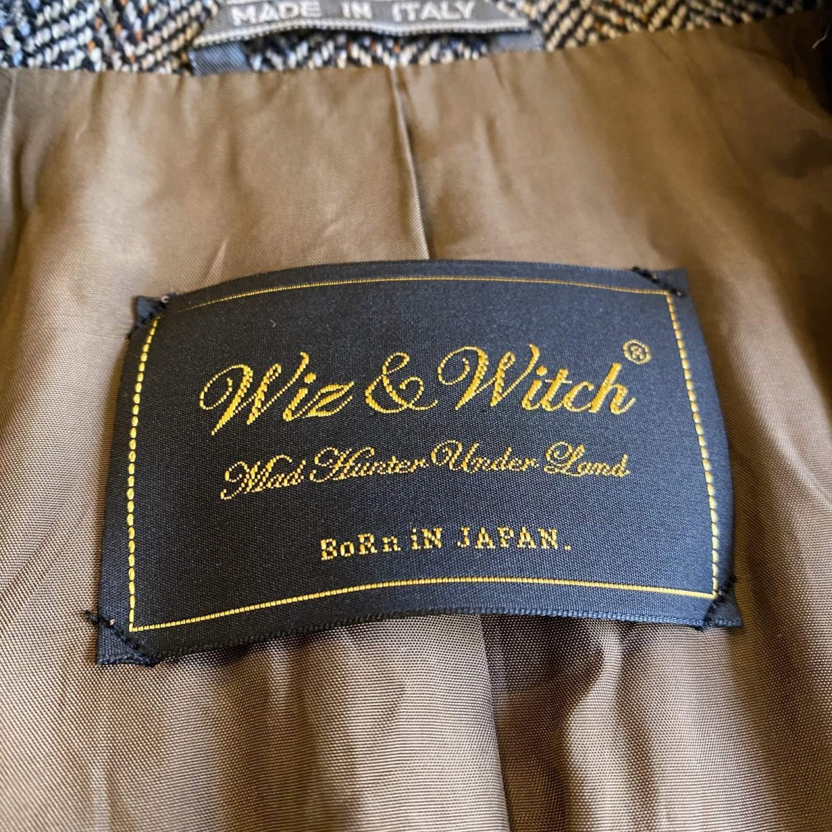 画像12: 【Wiz&Witch】"OUT STITCH" TWEED TAYLOR VEST / OS (12)