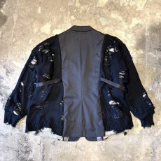画像2: 【Wiz&Witch】"UNITED" GRUNGE TAYLOR JACKET / OS (2)