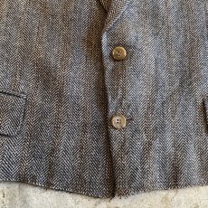 画像4: 【Wiz&Witch】"OUT STITCH" TWEED TAYLOR VEST / OS (4)