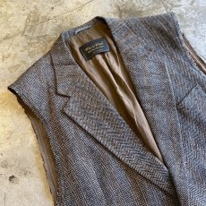 画像3: 【Wiz&Witch】"OUT STITCH" TWEED TAYLOR VEST / OS (3)