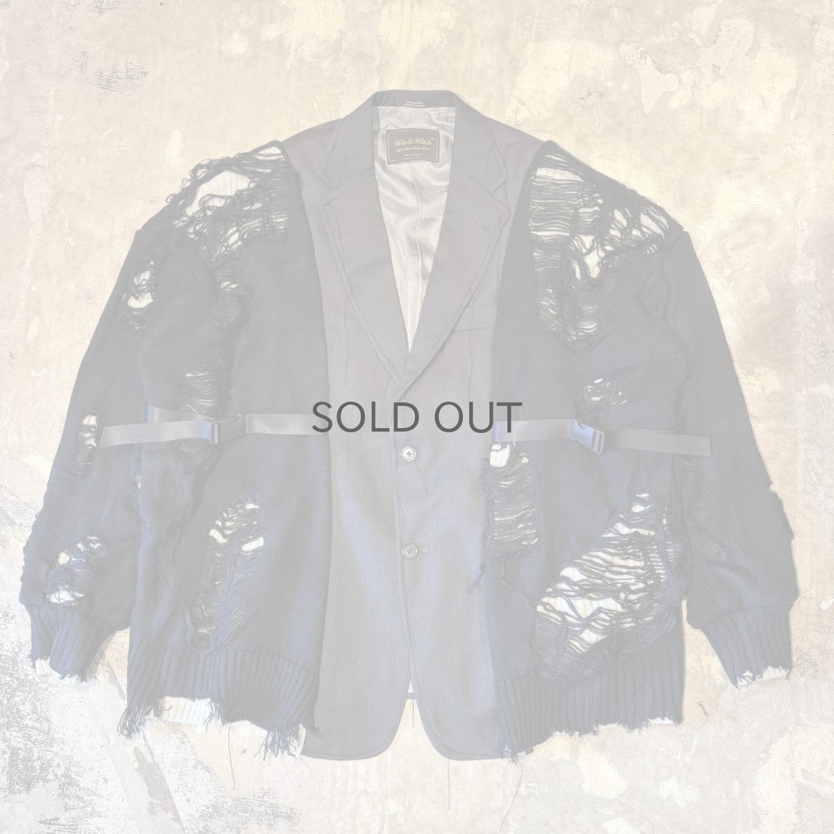 画像1: 【Wiz&Witch】"UNITED" GRUNGE TAYLOR JACKET / OS (1)