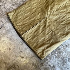 画像4: 4 POCKET POINT SLIT DESIGN QUILTING LONG SKIRT / W26~W29 (4)