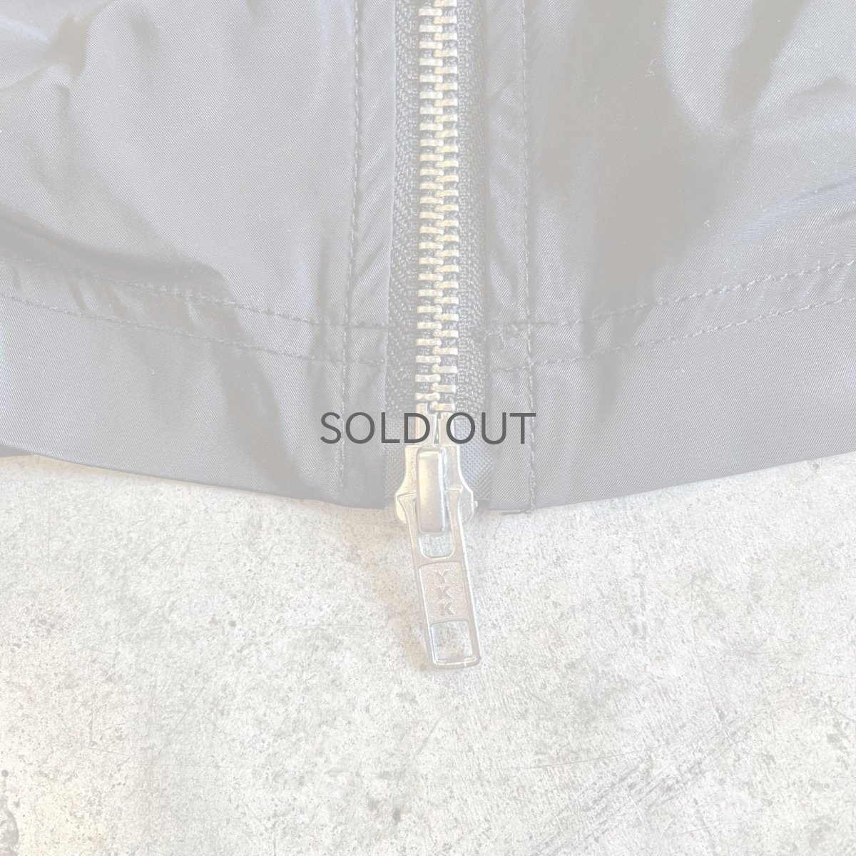 画像5: FRONT GATHER DOUBLE ZIP UP DESIGN NYLON LONG SKIRT / W24~W26 (5)