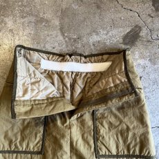 画像10: 4 POCKET POINT SLIT DESIGN QUILTING LONG SKIRT / W26~W29 (10)