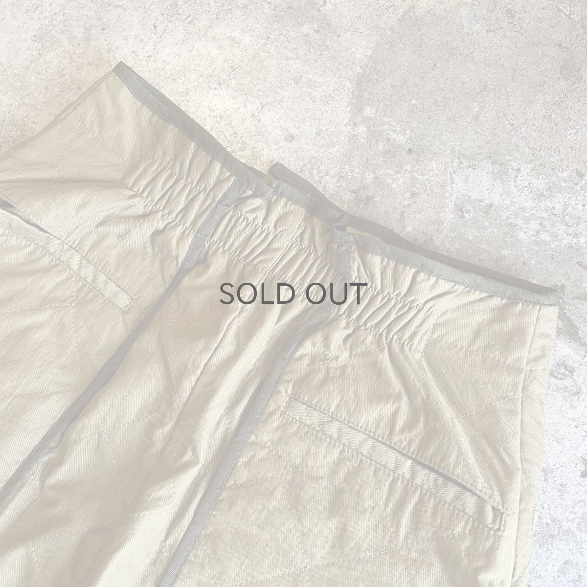 画像11: 4 POCKET POINT SLIT DESIGN QUILTING LONG SKIRT / W26~W29 (11)