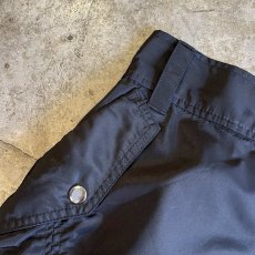 画像7: FRONT GATHER DOUBLE ZIP UP DESIGN NYLON LONG SKIRT / W24~W26 (7)