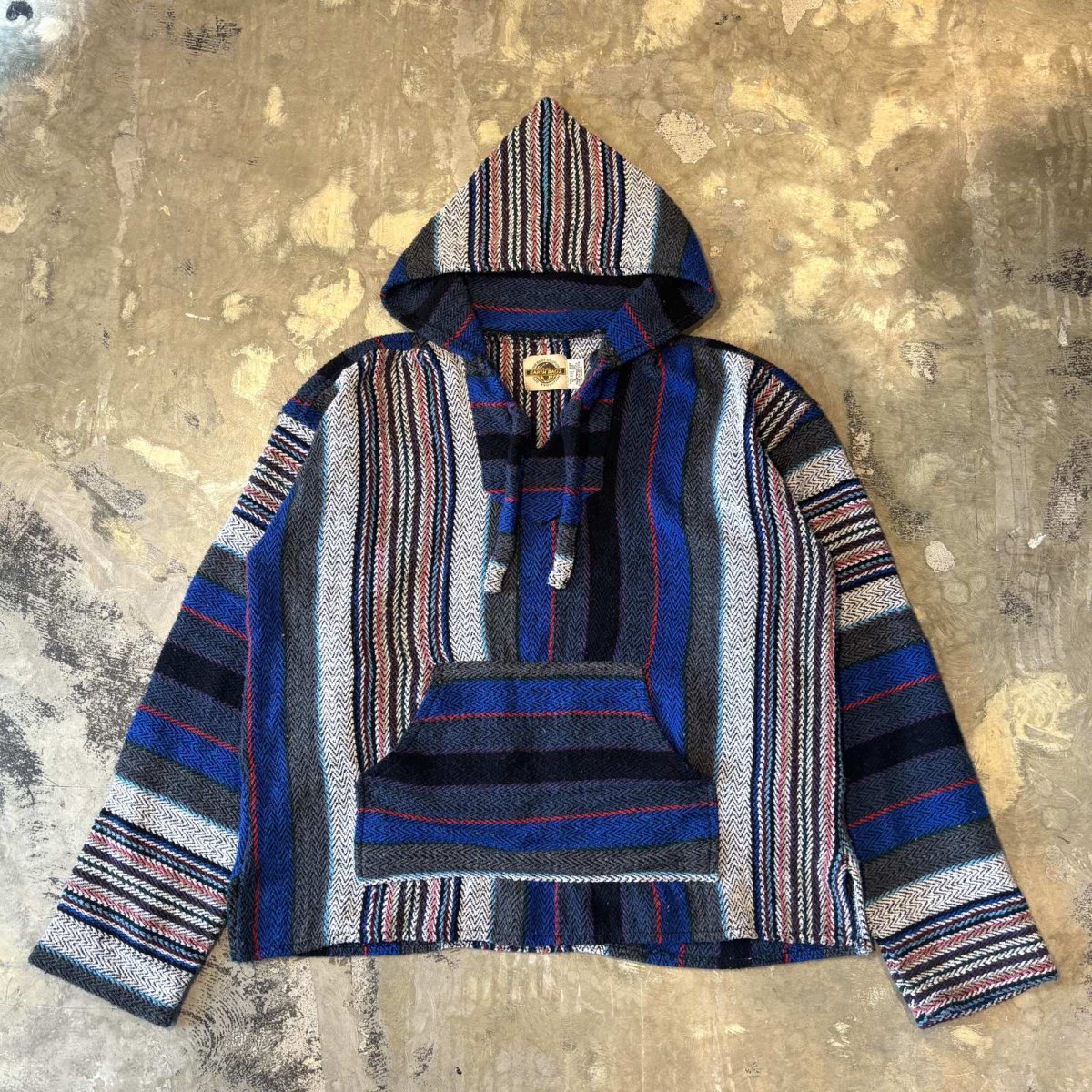 画像1: MULTI COLOR MIX MEXICAN PARKA / Mens XXL (1)