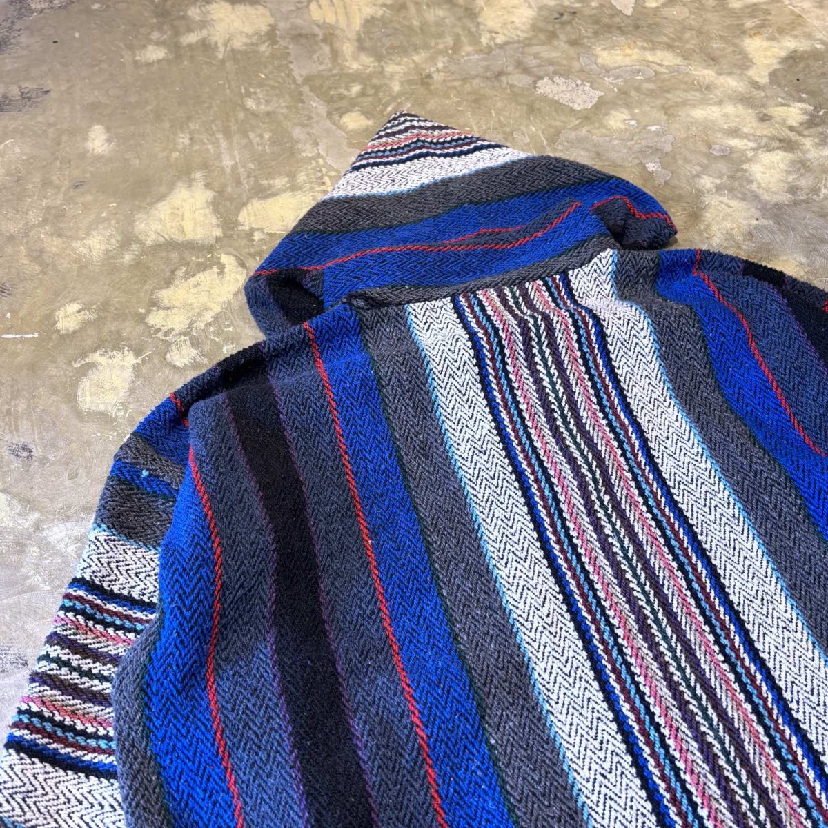 画像9: MULTI COLOR MIX MEXICAN PARKA / Mens XXL (9)
