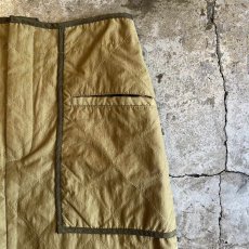 画像8: 4 POCKET POINT SLIT DESIGN QUILTING LONG SKIRT / W26~W29 (8)