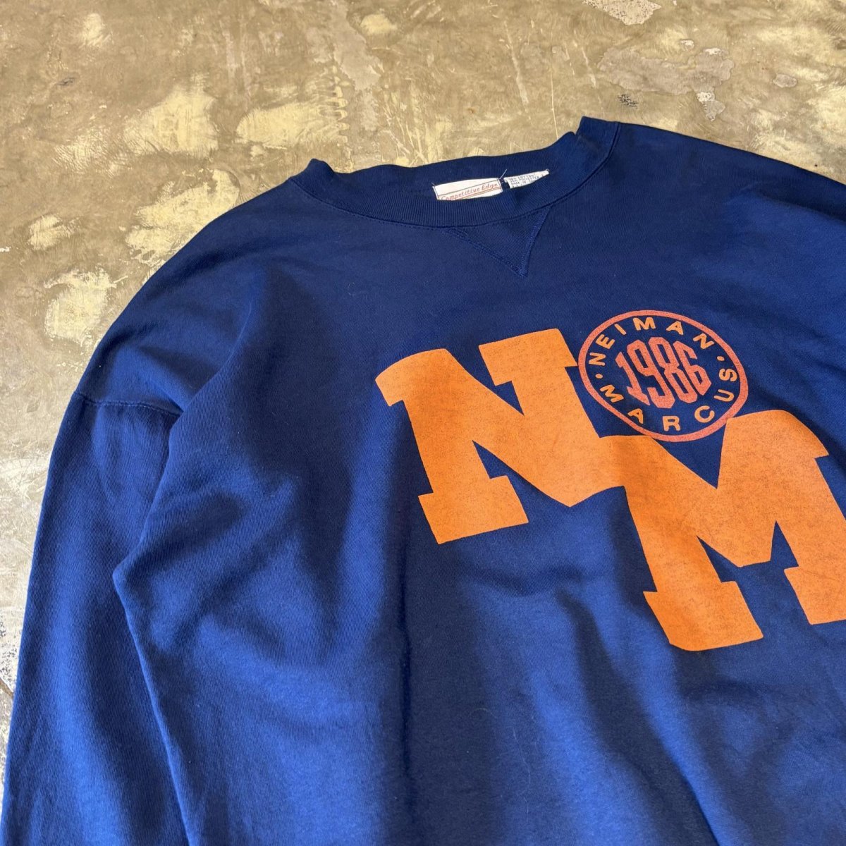 画像3: BICOLOR FRONT LOGO PRINTED SWEAT / Mens L (3)