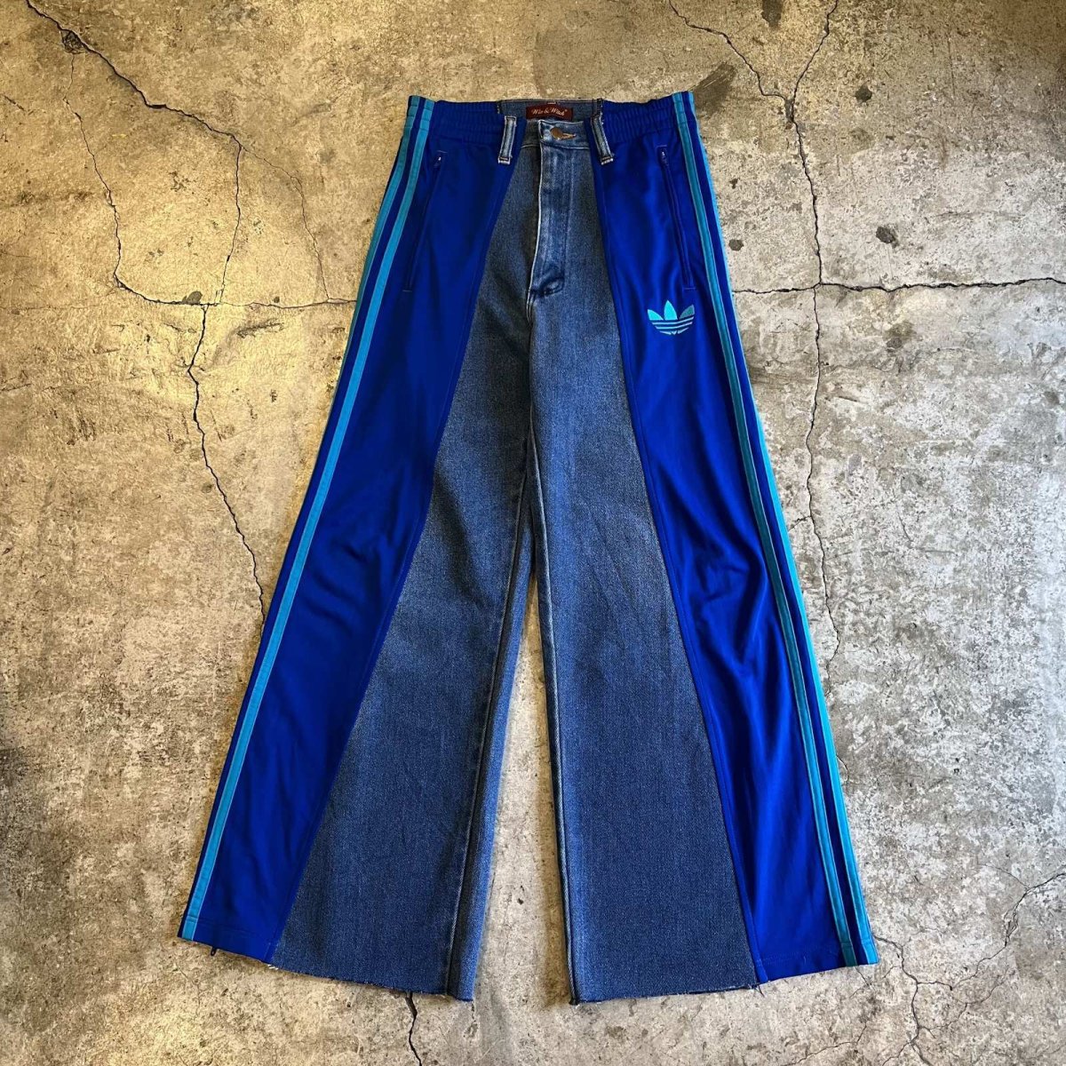 画像1: 【Wiz&Witch】"UNITED" SPORTY DENIM PANTS / OS (1)